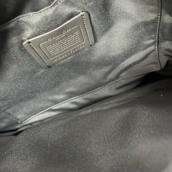 Coach Emma Satchel Metallic Pebble Leather Snake Embossed Size Medium - Picture 16 of 16